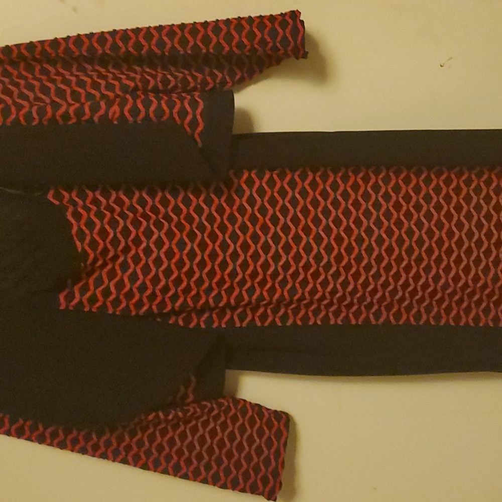 Red And Black Mini Dress with Jacket